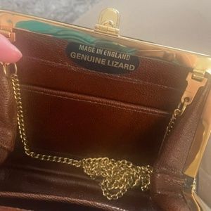 Vintage Petite Crossbody Lizard Bag